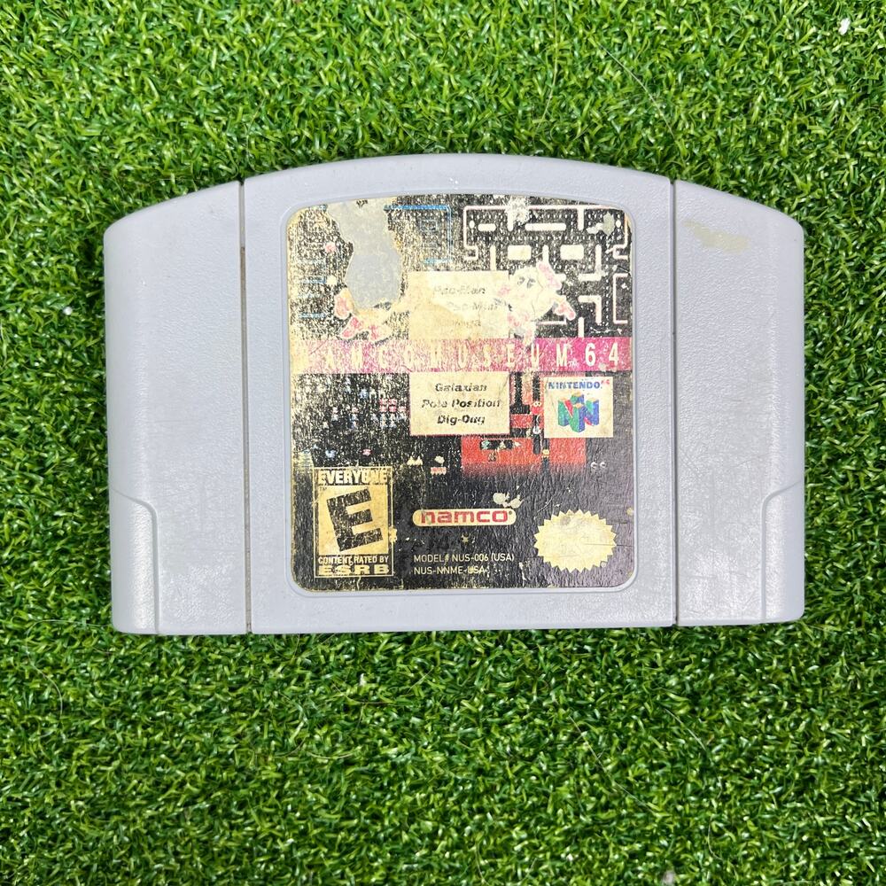 Namco Museum 64 Pac Man, Galaga, Dig Dug (Nintendo N64) W Controller Pack